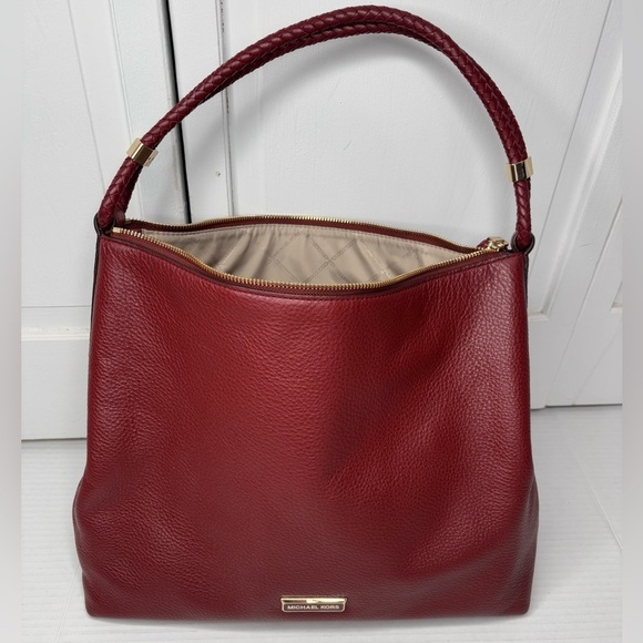 MICHAEL KORS Brandy Lexington Large Pebbled Leather Shoulder Bag - Picture 4 of 10